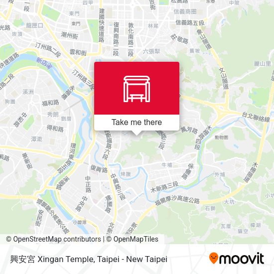 興安宮 Xingan Temple地圖