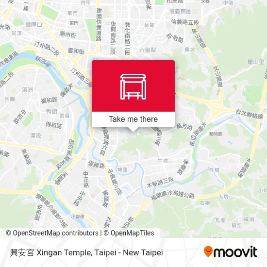 興安宮 Xingan Temple map