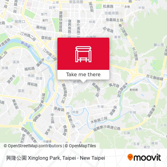 興隆公園 Xinglong Park map