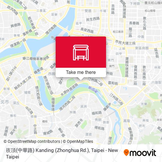 崁頂(中華路) Kanding (Zhonghua Rd.) map