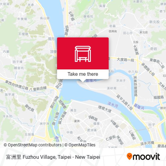 富洲里 Fuzhou Village map