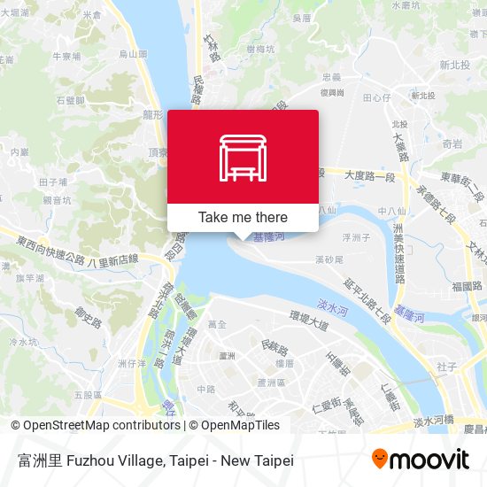 富洲里 Fuzhou Village map