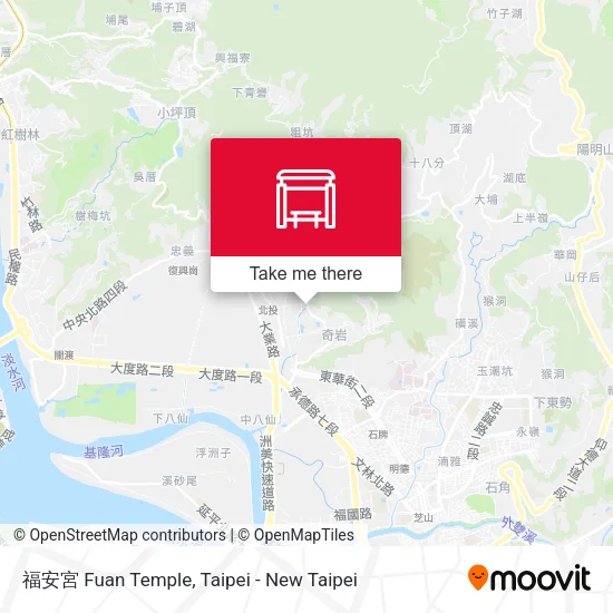 福安宮 Fuan Temple map