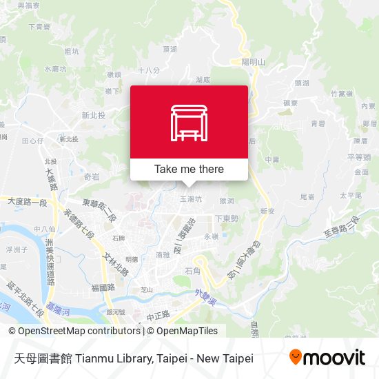 天母圖書館 Tianmu Library地圖