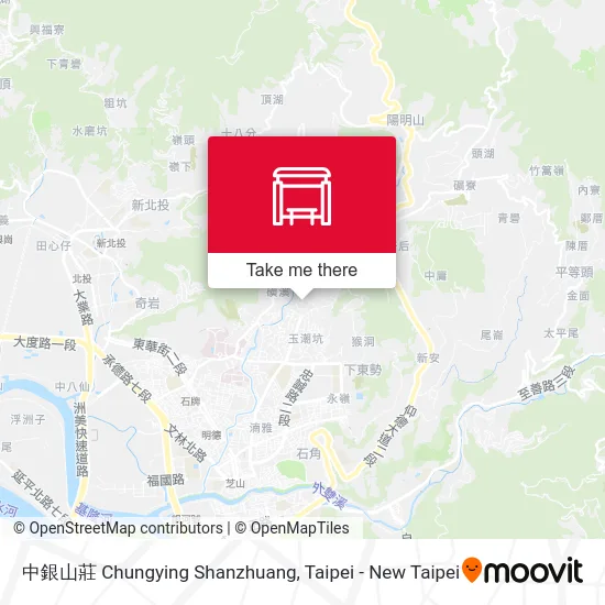 中銀山莊 Chungying Shanzhuang map
