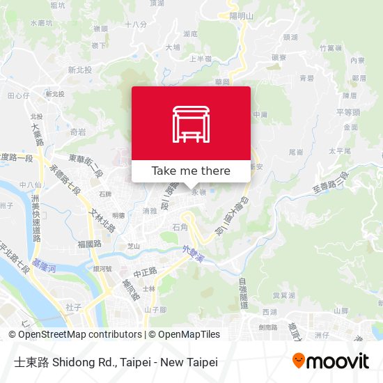 士東路 Shidong Rd. map