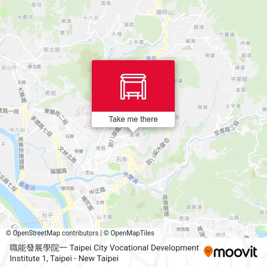 職能發展學院一 Taipei City Vocational Development Institute 1地圖