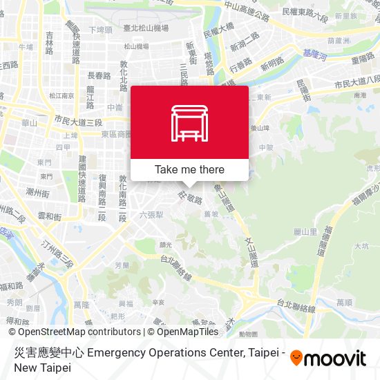 災害應變中心 Emergency Operations Center地圖
