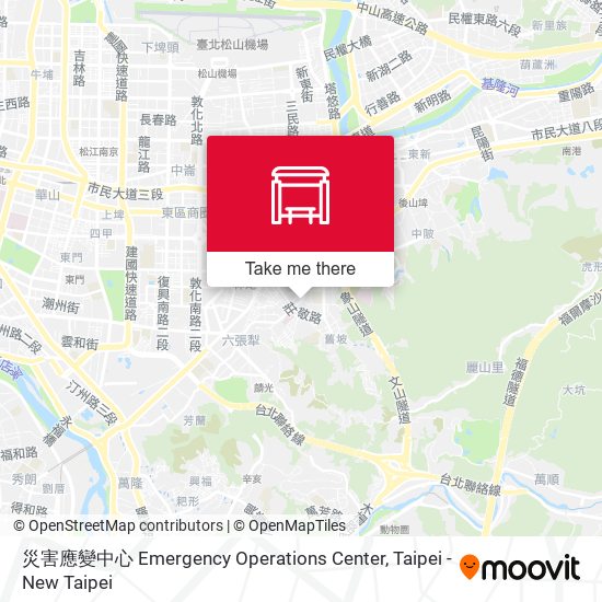 災害應變中心 Emergency Operations Center地圖
