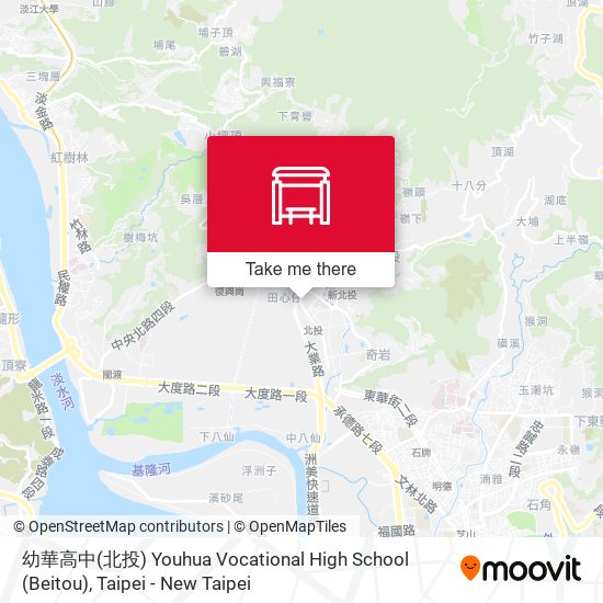 幼華高中(北投) Youhua Vocational High School (Beitou) map
