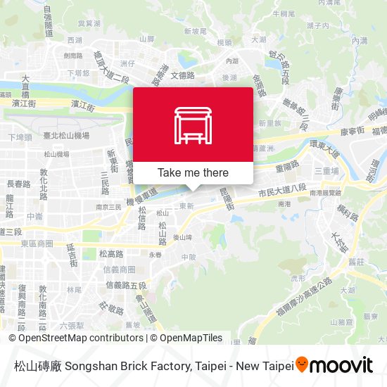 松山磚廠 Songshan Brick Factory map