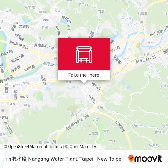 南港水廠 Nangang Water Plant map