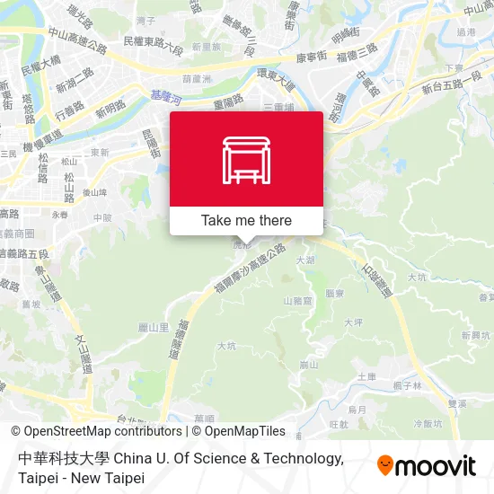 中華科技大學 China U. Of Science & Technology map