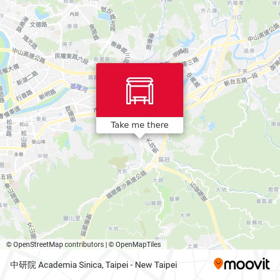 中研院 Academia Sinica map