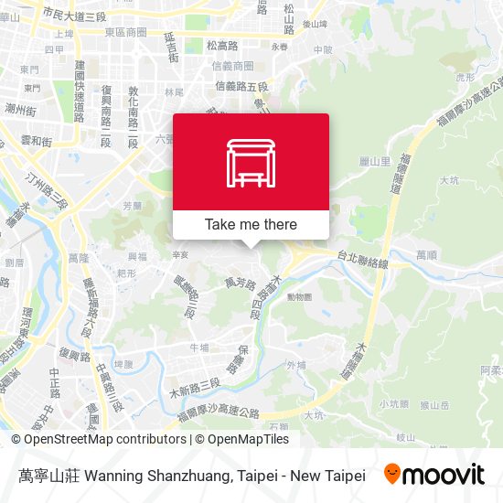 萬寧山莊 Wanning Shanzhuang map