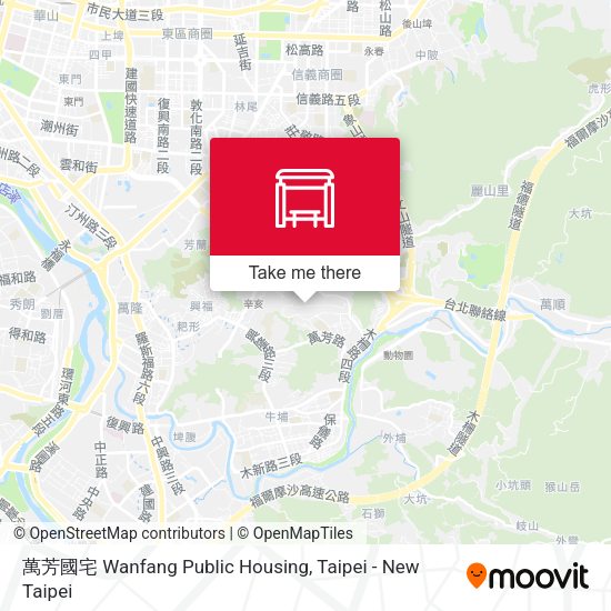 萬芳國宅 Wanfang Public Housing map