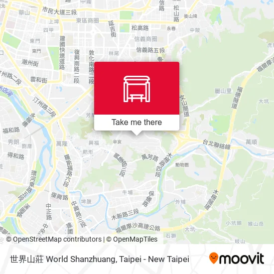 世界山莊 World Shanzhuang map