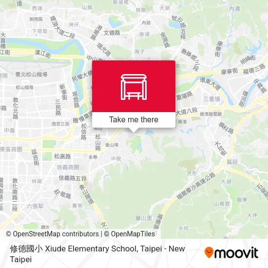 修德國小 Xiude Elementary School地圖