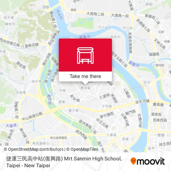 捷運三民高中站(復興路) Mrt.Sanmin High School地圖