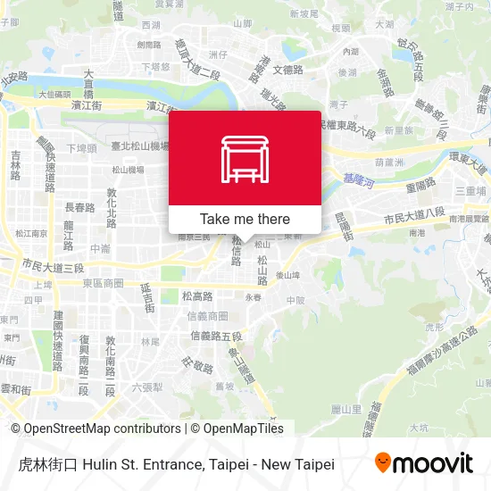 虎林街口 Hulin St. Entrance地圖