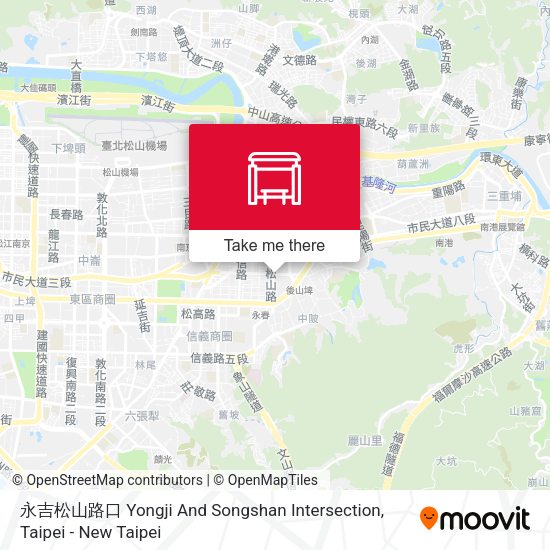 永吉松山路口 Yongji And Songshan Intersection map