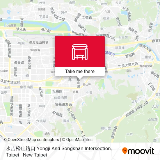 永吉松山路口 Yongji And Songshan Intersection map
