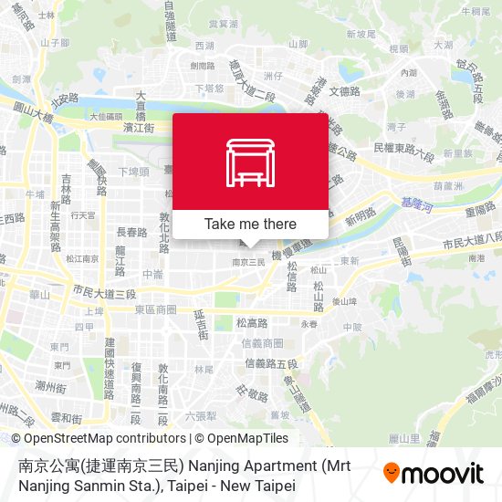 南京公寓(捷運南京三民) Nanjing Apartment (Mrt Nanjing Sanmin Sta.) map