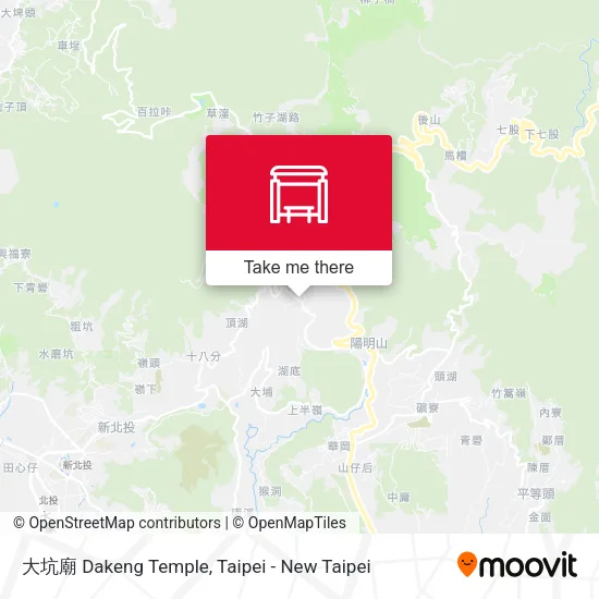 大坑廟 Dakeng Temple地圖