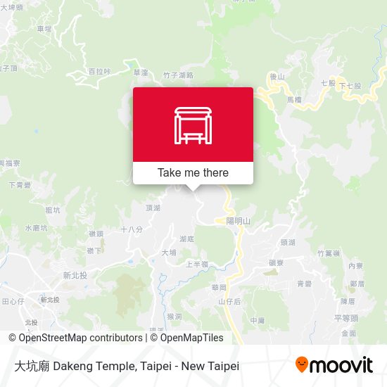 大坑廟 Dakeng Temple map