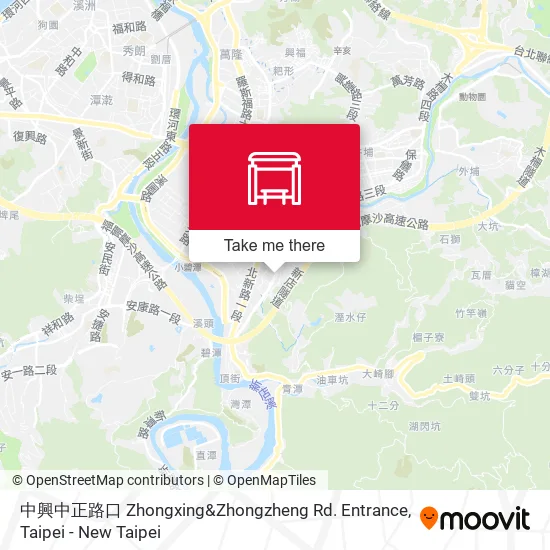 中興中正路口 Zhongxing&Zhongzheng Rd. Entrance map