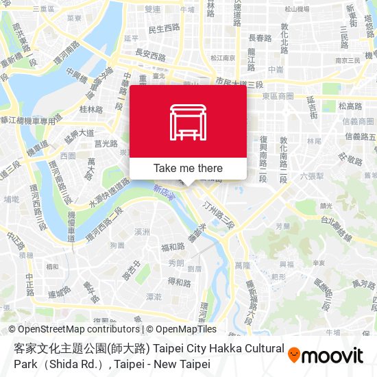 客家文化主題公園(師大路) Taipei City Hakka Cultural Park（Shida Rd.） map