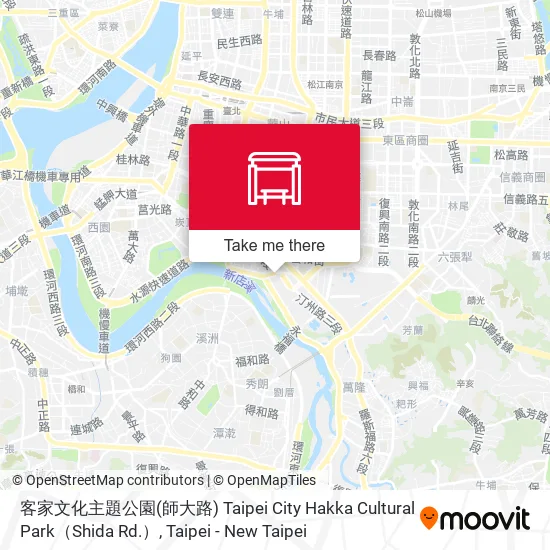 客家文化主題公園(師大路) Taipei City Hakka Cultural Park（Shida Rd.）地圖