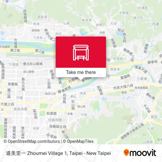 週美里一 Zhoumei Village 1 map