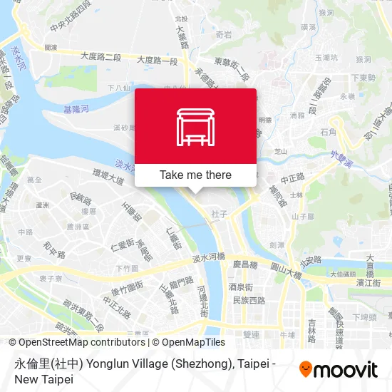 永倫里(社中) Yonglun Village (Shezhong)地圖