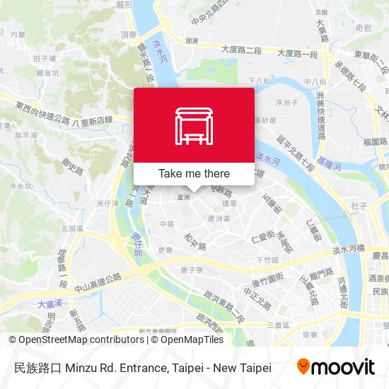 民族路口 Minzu Rd. Entrance map