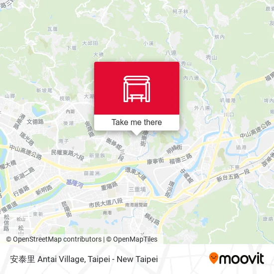 安泰里 Antai Village map
