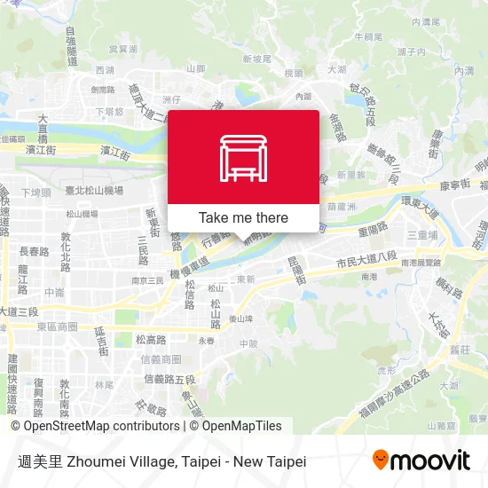 週美里 Zhoumei Village map