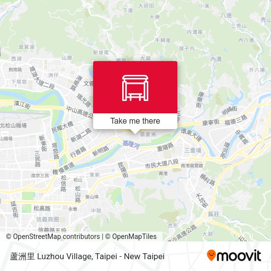蘆洲里 Luzhou Village map