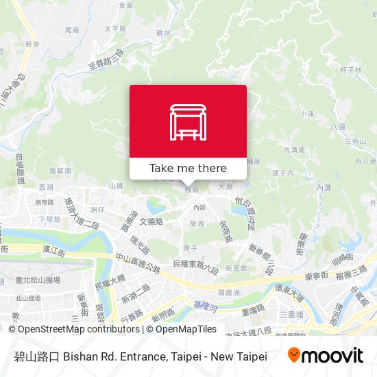 碧山路口 Bishan Rd. Entrance map