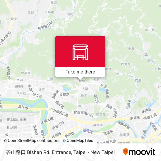碧山路口 Bishan Rd. Entrance map