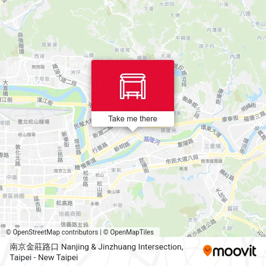 南京金莊路口 Nanjing & Jinzhuang  Intersection地圖