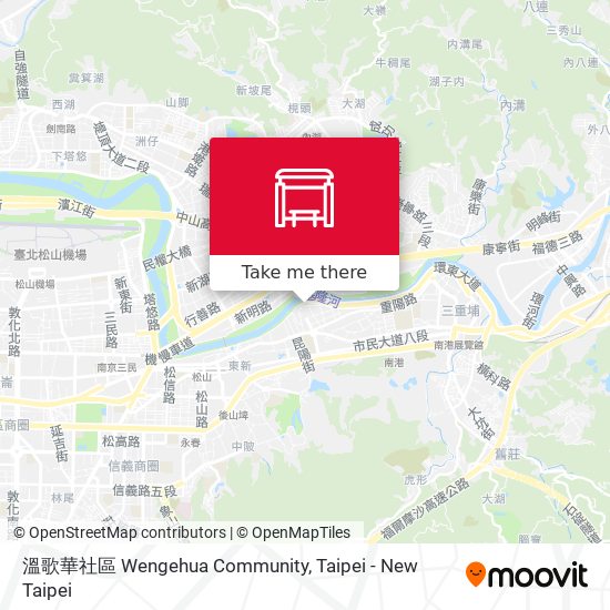 溫歌華社區 Wengehua Community map