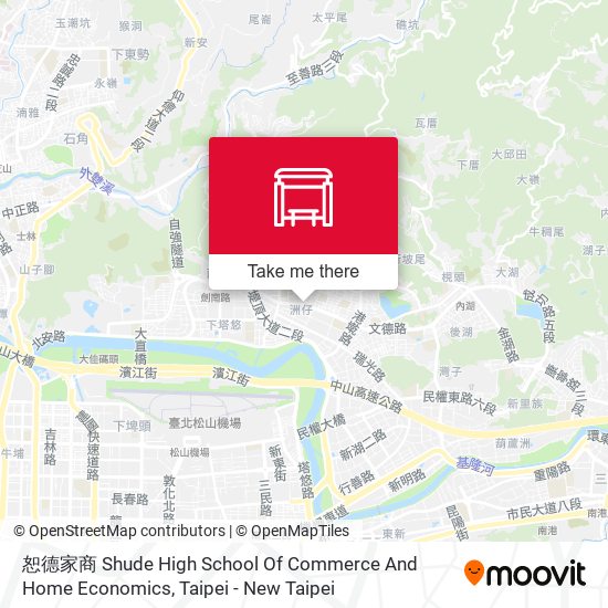 恕德家商 Shude High School Of Commerce And Home Economics map