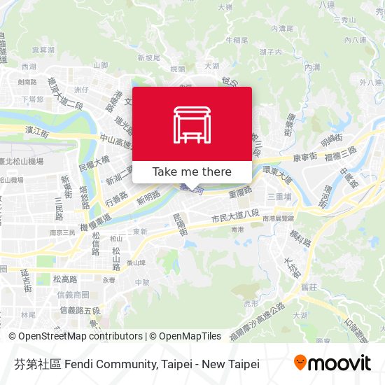 芬第社區 Fendi Community map