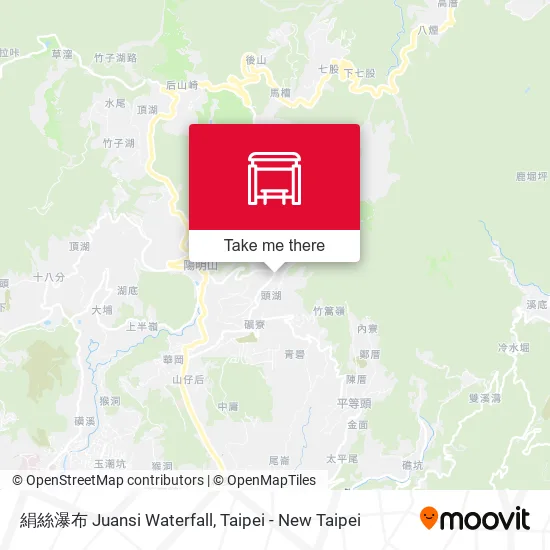 絹絲瀑布 Juansi Waterfall map