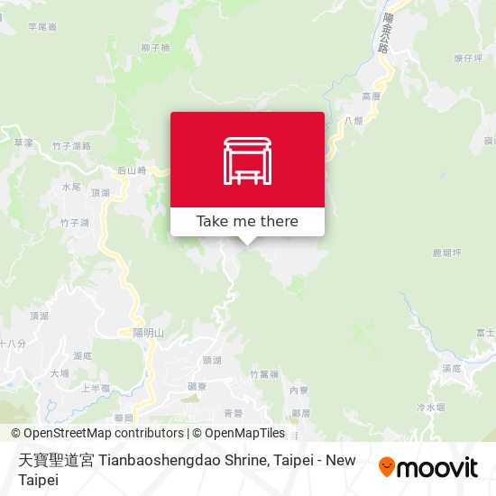 天寶聖道宮 Tianbaoshengdao Shrine map