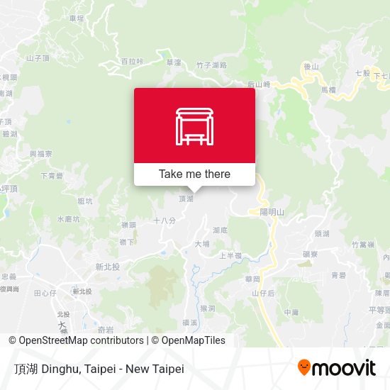 頂湖 Dinghu地圖