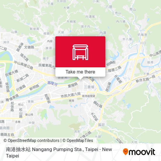 南港抽水站 Nangang Pumping Sta.地圖