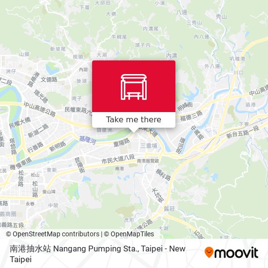 南港抽水站 Nangang Pumping Sta. map