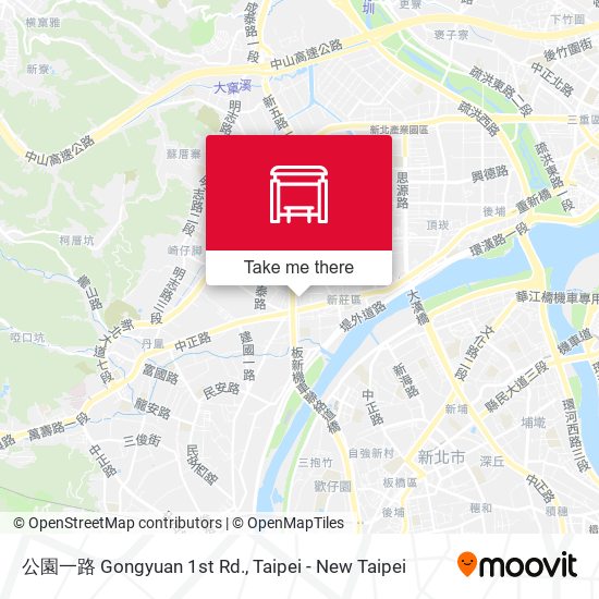 公園一路 Gongyuan 1st Rd.地圖